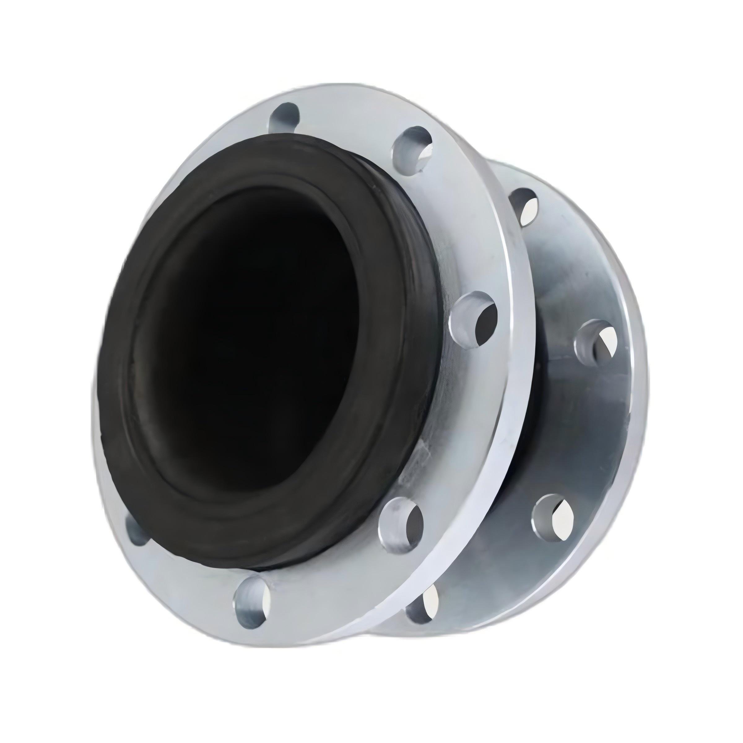 Stainless Steel Flanged Rubber Expansion Joint with Ball Connection for HVAC Ducts